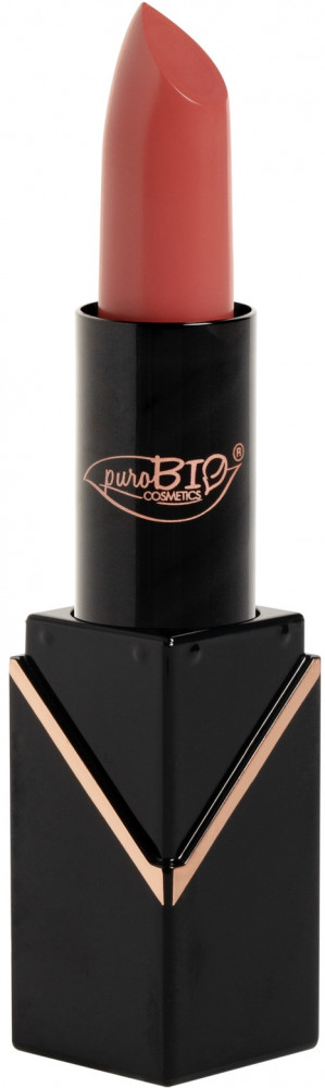 Помада для губ матовая, тон 104 Розовый персик | PuroBio Cosmetics
