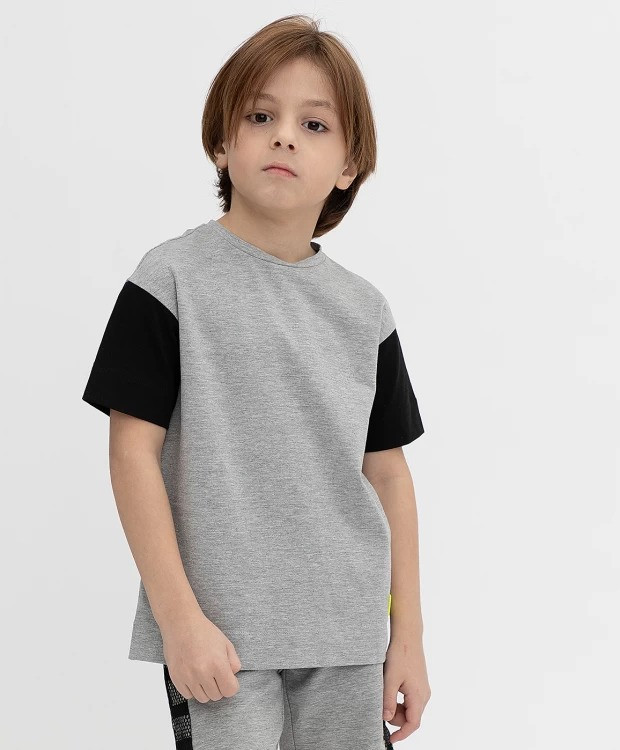 Футболка для мальчиков | Casual street sport | Button Blue