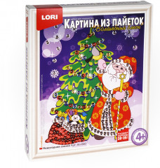 Картина из пайеток «Новогодняя сказка»