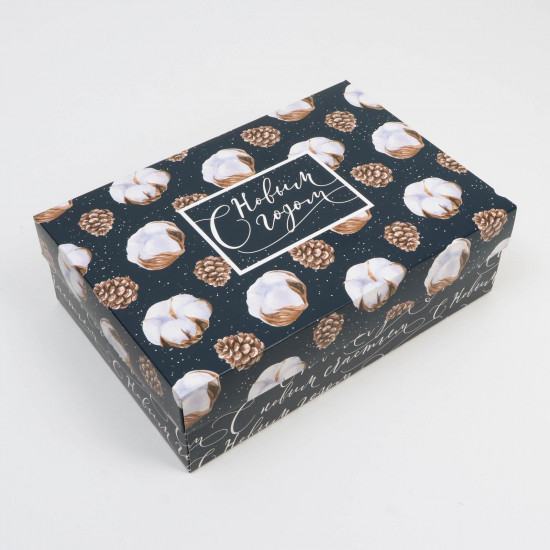 Коробка складная «Новогодний хлопок»