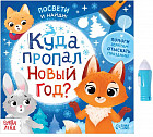 Книга с фонариком «Куда пропал Новый год?»