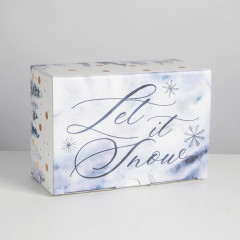 Коробка складная «Let it snow»