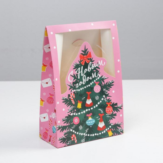 Коробка складная «Розовые сладости»