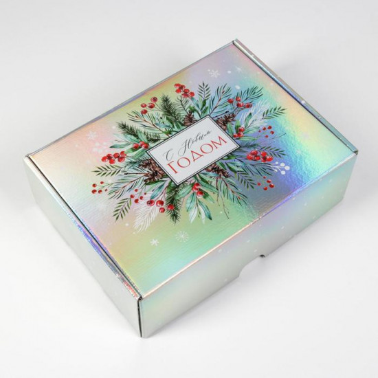 Коробка подарочная складная «Веточки»