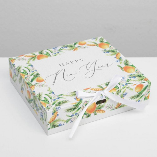 Коробка складная «Мандарины»