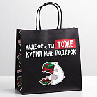Пакет подарочный «Ты тоже купил мне подарок»