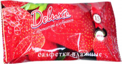 Салфетки влажные с ароматом клубники