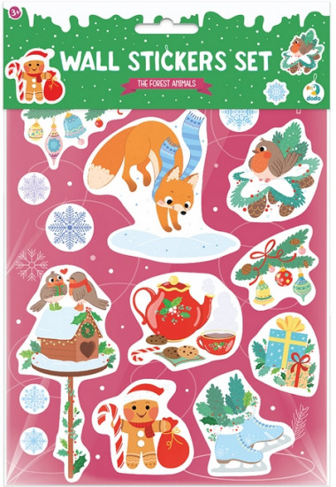 Набор настенных наклеек «Лисичка и друзья»