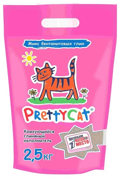 Наполнитель для кошачьего туалета комкующийся «Euro Mix Double Effect» | PrettyCat