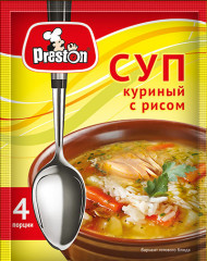 Суп куриный с рисом