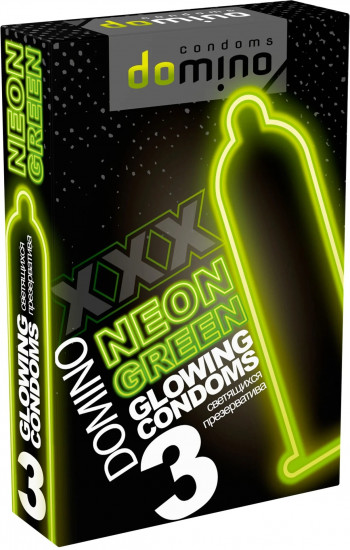 Презервативы Domino Neon Green