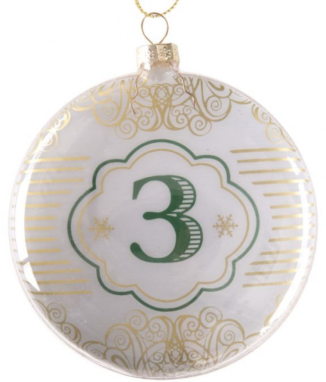 Украшение ёлочное «Буква 3»