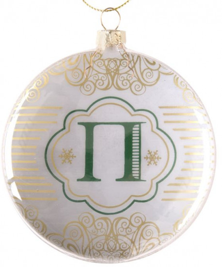 Украшение ёлочное «Буква П»