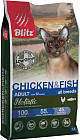 Корм для кошек низкозерновой «Курица и рыба»