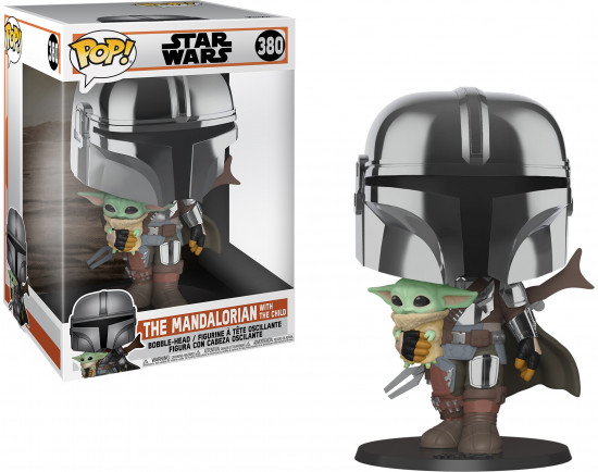 Фигурка «Mandalorian with Child Chrome»