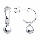 Серьги из серебра