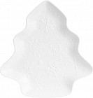 Блюдо-елочка «Снежинки»