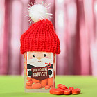 Драже в банке с шапочкой «Дед Мороз»