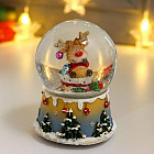 Шар водяной «Лосик на подарках, с шариком на рогах»