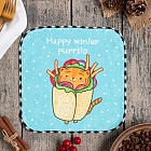 Салфетка «Winter purrito»
