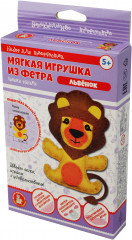 Игрушка из фетра «Львёнок»