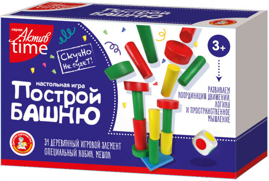 Игра настольная «Построй Башню»