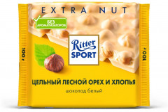 Шоколад молочный «Цельный лесной орех и хлопья»