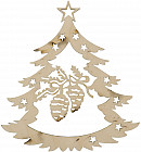 Заготовка деревянная «Еловые шишки»