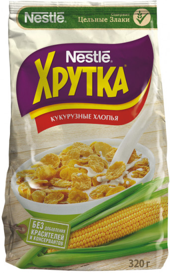 Хлопья кукурузные «Хрутка»