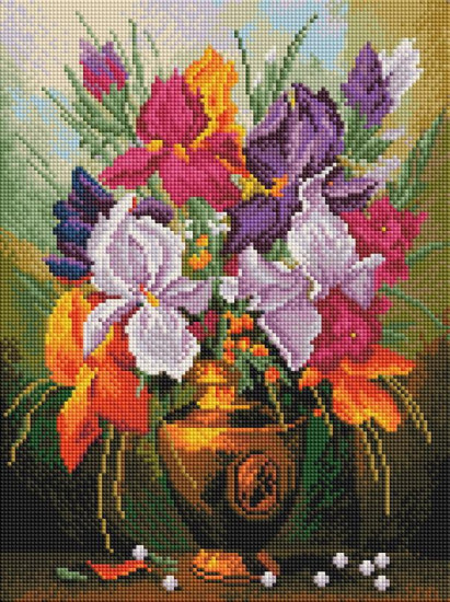 Мозаика алмазная «Ирисы»