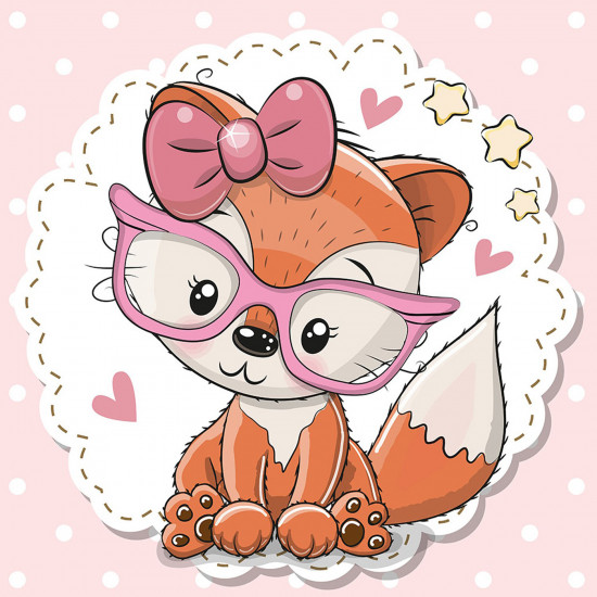 Мозаика алмазная «Хитрый лисёнок»