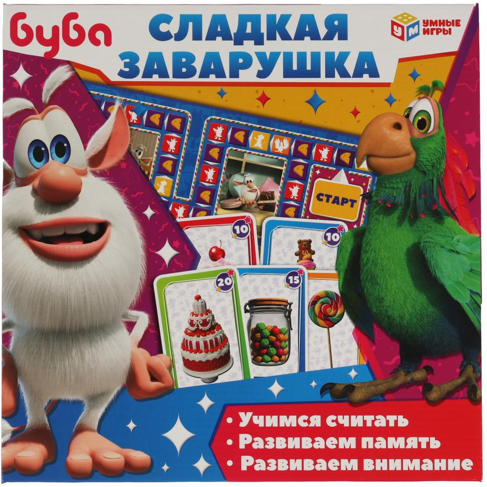 Игра настольная «Сладкая заварушка» | Буба | Умные игры