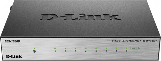 Коммутатор D-Link DES-1008D/L2B