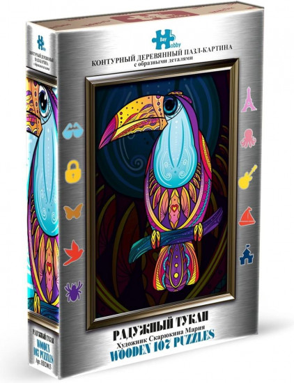 Пазл «Радужный тукан»