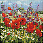 Мозаика алмазная на подрамнике «Краски лета»