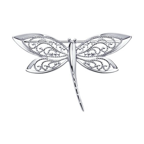 Брошь из серебра