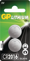 Набор батареек GP CR2016/DL2016
