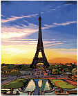 Мозаика алмазная «Эйфелева башня»