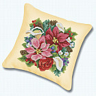 Набор для вышивания  подушки «Букет»