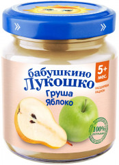 Пюре детское «Груша и яблоко»