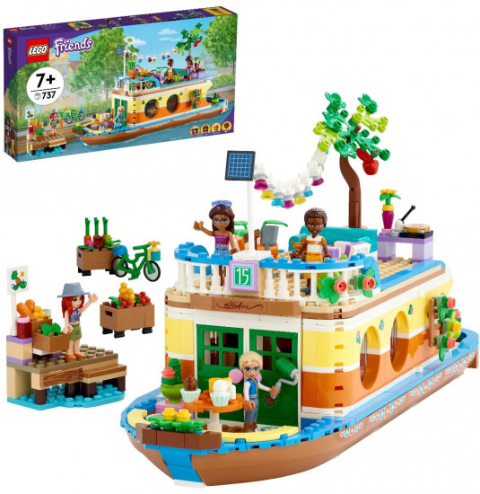 Конструктор LEGO® Friends 41702 Плавучий дом на канале. Canal Houseboat