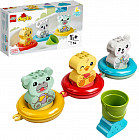Конструктор Duplo 10965 Приключения в ванной: Плавучий поезд для зверей. Bath Time Fun: Floating Animal Train
