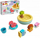 Конструктор Duplo 10966 Приключения в ванной: плавучий остров для зверей. Bath Time Fun: Floating Animal Island