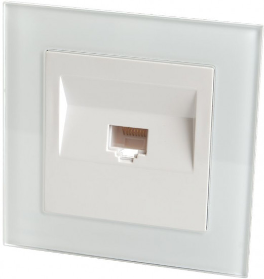 Розетка компьютерная 1-местная