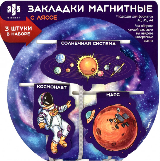 Набор закладок-ляссе магнитных
