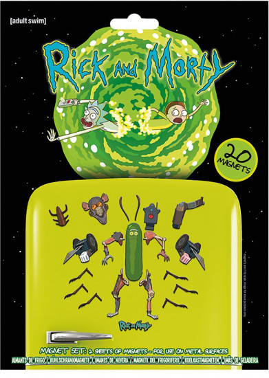 Набор магнитов «Rick and Morty»