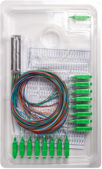 Сплиттер оптоволоконный А-Оптик SC APC 1×32