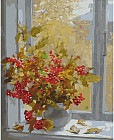 Картина по номерам «Штуц Е. Калина на окне»