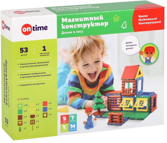 Конструктор магнитный «Домик в лесу»