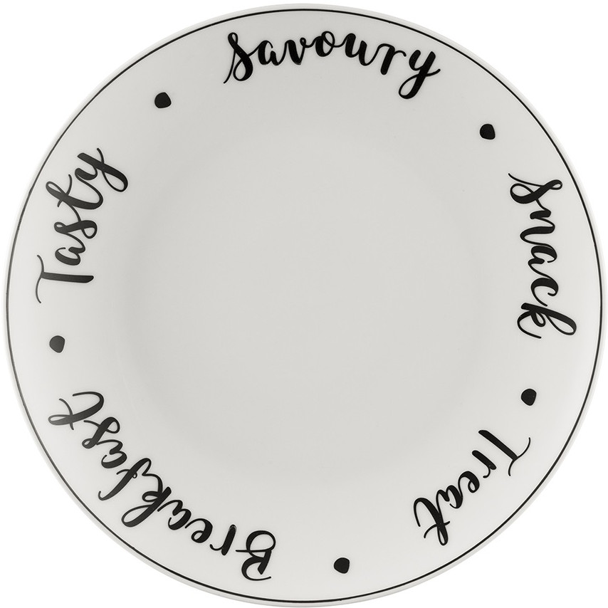 Тарелка «Carnaby Script» | Carnaby Script | Price & Kensington